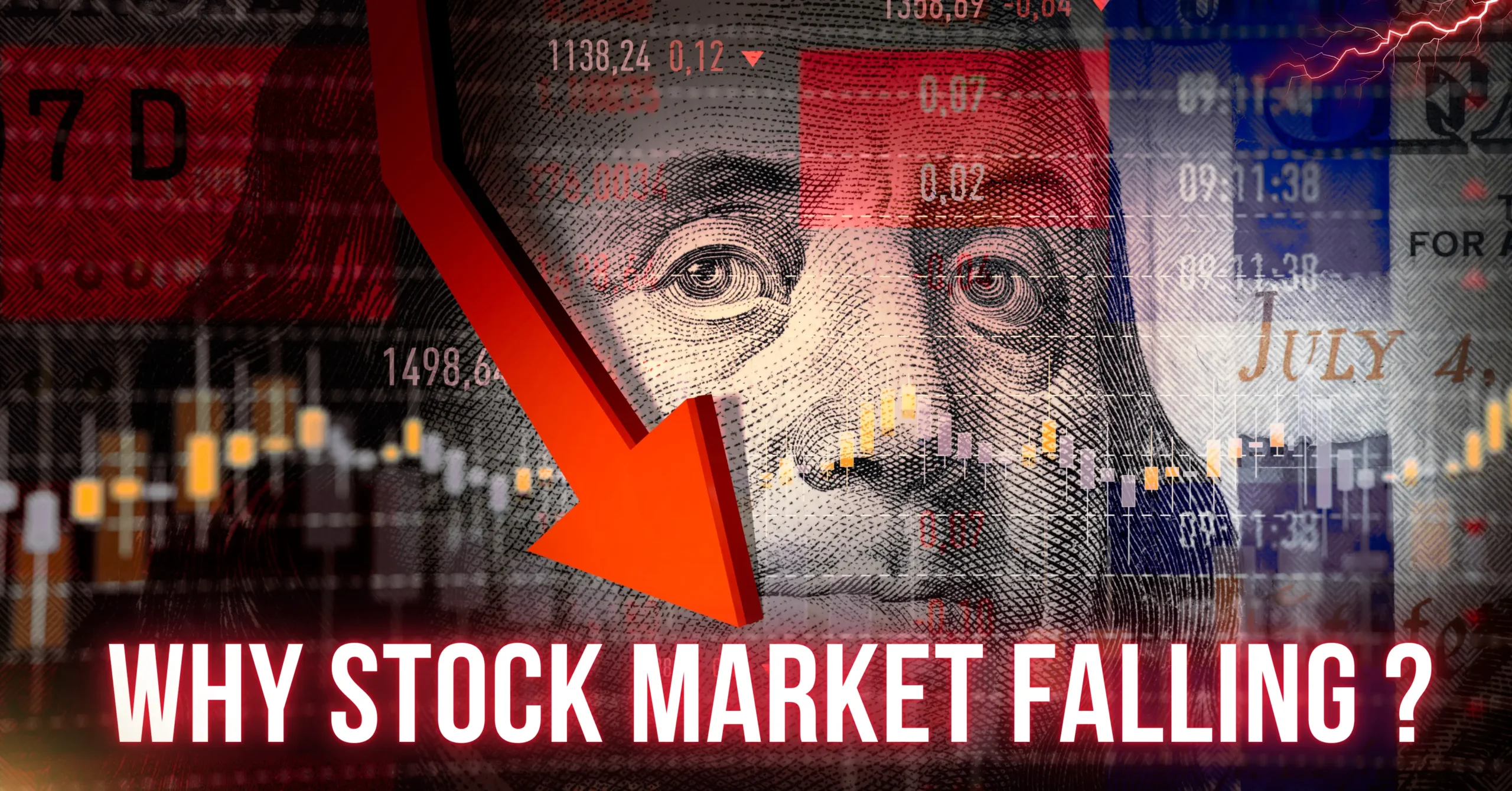 Stock market falling graph showing recent market downturn – Why is the stock market falling?